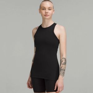 Lululemon align tank, black, hip length size 12